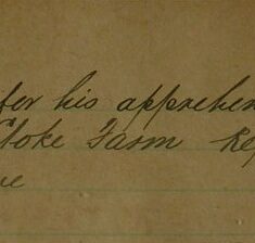 Absconded From Stoke Farm Reformatory School