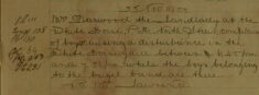 Complaint Of Boys Causing A Disturbance At The White House Pub