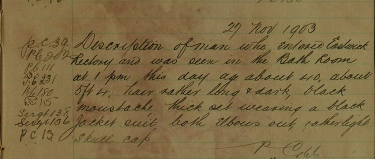 Intruder At Eastwick Rectory