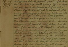 Copy of Notice From C.C. Henry Daniell Re The Late PC Houghton Who Committed Suicide