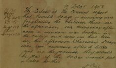 Complaint About Man Breaking Into The Convent and Frightening The Children