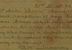 Complaint About Boys Causing A Disturbance