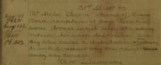 Complaint About Boys Causing A Disturbance
