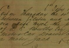 Motor Car Drawer With Jack Lost Between Gilston and Harlow