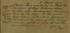 Complaint About Boys Throwing Stones At Him