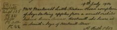 Complaint About Boys Taking Apples From An Orchard Behind Crown Terrace, Hockerill
