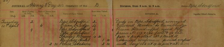 Conveying Prisoner to Cambridge