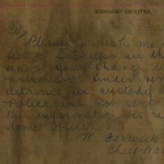 Request From Governor Of St Albans Prison