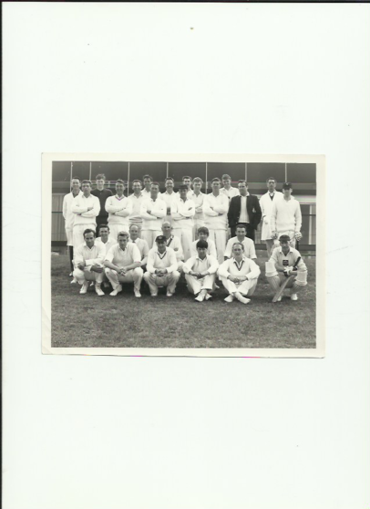 Hertfordshire Constabulary cricket team with Devon & Cornwall opponents - tour early 1970's