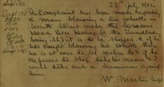 Complaint About A Man Blowing A Tin Whistle