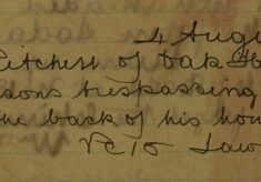 Trespassers On Oak Hall Land