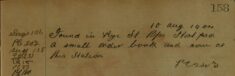 Small Order Book Found In Rye Street