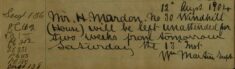 Mr Mardon's House Will Be Left Unattended For Two Weeks