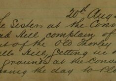 Complaint From Convent Sisters About Children Having Broken Down A Fence To Play In The Convent Grounds
