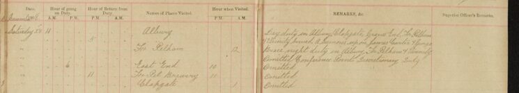 Summons Service upon James Carter and George Brace