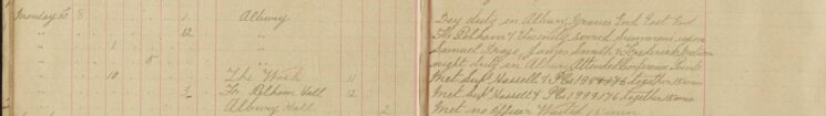 Served Summons on Samuel Drage, James Smith and Frederick Metson