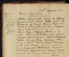 Goods Stolen from Busse Bros. & Co. Tailors, Watford