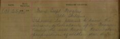 Request To Trace A Mrs Bailey