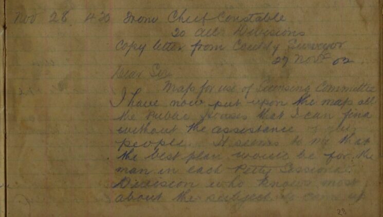 County Surveyor Requests Assistance County Surveyor Requests Assistance