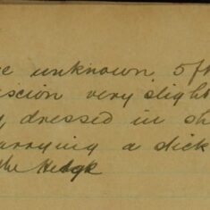 An Act Of Incendiarism - Two Tramps Suspected