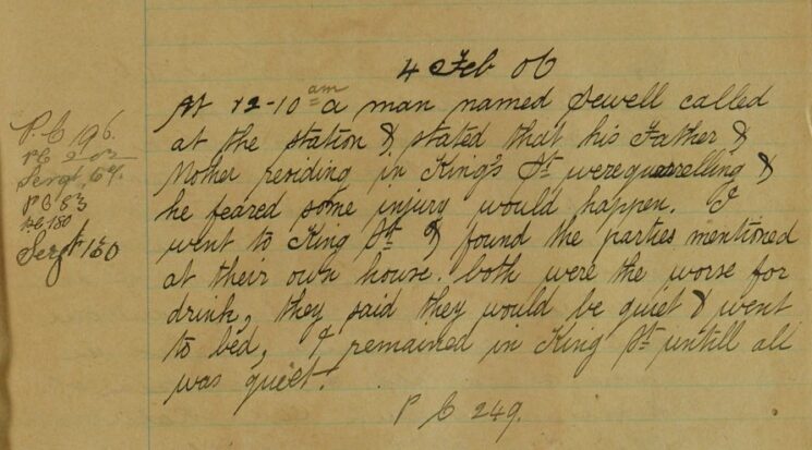 Request For Police To Settle A Domestic Dispute