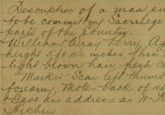 Description Of Man Committing Sacrilege Throughout The County