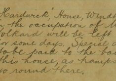 Notification That Hardwick House Will Be Unoccupied For Some Days