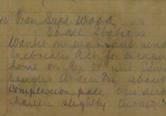 Wanted On Warrant - Edward Franklin Douglas Arden