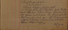 Documents Regarding Sheep Dipping Order 1908