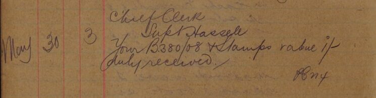 Acknowledgement Of Receipt Of Requisition And Stamps