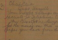 Notification Of Receipt Of Forms And Stamps. Money For Bicycles To Be Accounted For With Auctioneer