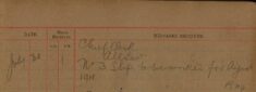 No 3 Slip To Be Worked For August 1908