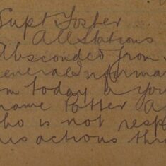 Absconded From Hertford General Infirmary