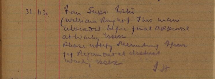 Absconded Before Final Approval At Warley, Essex