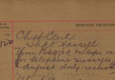 Notification Of Receipt Of Form And Stamps For Telephone Messages