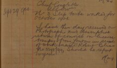 No 3 Slip To Be Worked For October And Enquiry About Convict Released On Licence