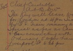 Details Of The King's Train Journey From Wolferton To London