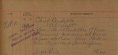 Directive To Attend Chief Constable's Office In Plain Clothes. Clerk To Also Attend In Uniform