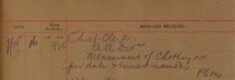 Notification Of Measurement Of Clothing