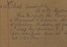 Details Of The Royal Train Journey From Wolferton To St Pancras