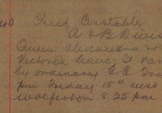 Details of Queen Alexandra And Princess Victoria's Train Journey To Wolferton