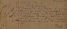 Request For Information On Accident Involving A Steam Traction Threshing Machine