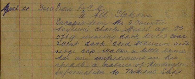 Escaped from 3 Counties Asylum - Charles Heath Escaped from 3 Counties Asylum - Charles Heath