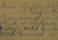 Message For Sergeant Wilcox