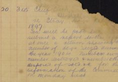 Instructions to Force to Provide Information re Stray Dogs 1897