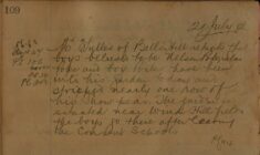 Complaint About Boys Stealing Peas From A Garden