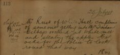 Complaint About Apples Being Stolen From An Orchard