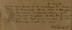 Complaint Of Damage To A Garden