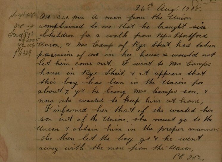 Woman Took Boy From The Union To Her House