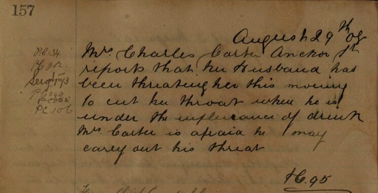 Afraid Of Her Husband's Drunken Threats